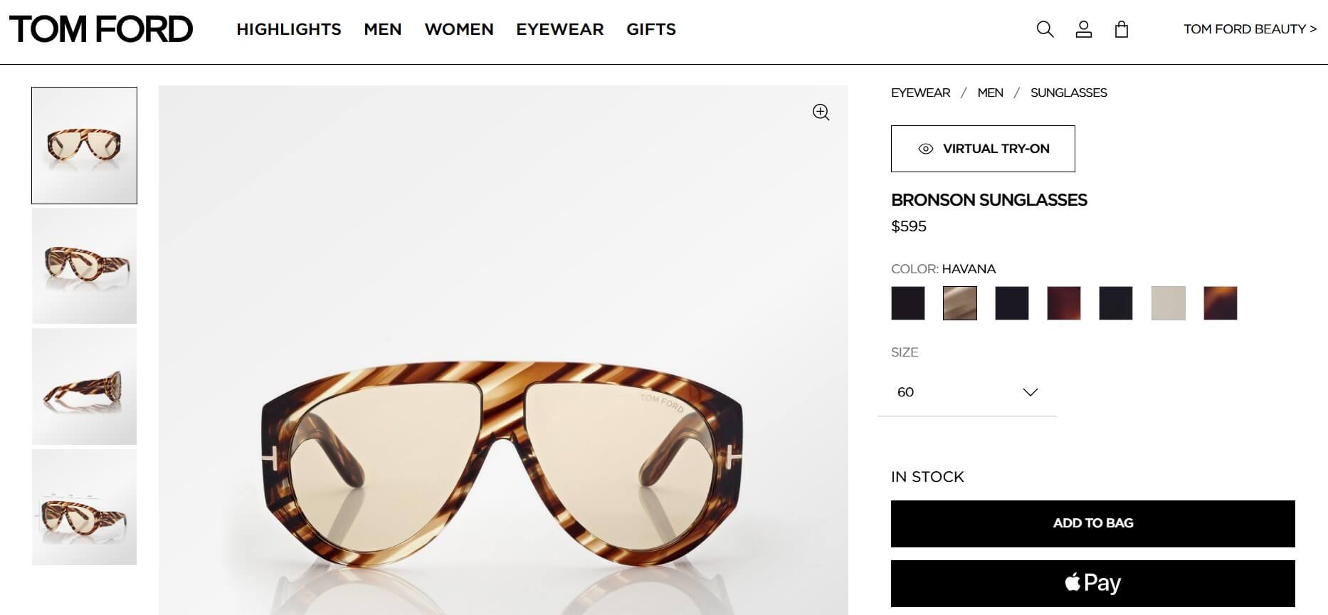 Tom Ford Fashion이 보여주는 엔터프라이즈 AR 안경 가상 체험 Tom Ford Fashion이 보여주는 엔터프라이즈 AR 안경 가상 체험