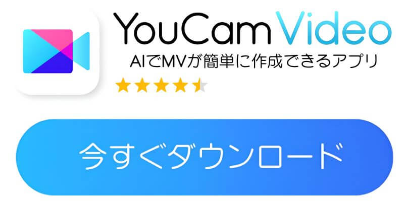 YouCamビデオのダウンロードボタン YouCamビデオのダウンロードボタン