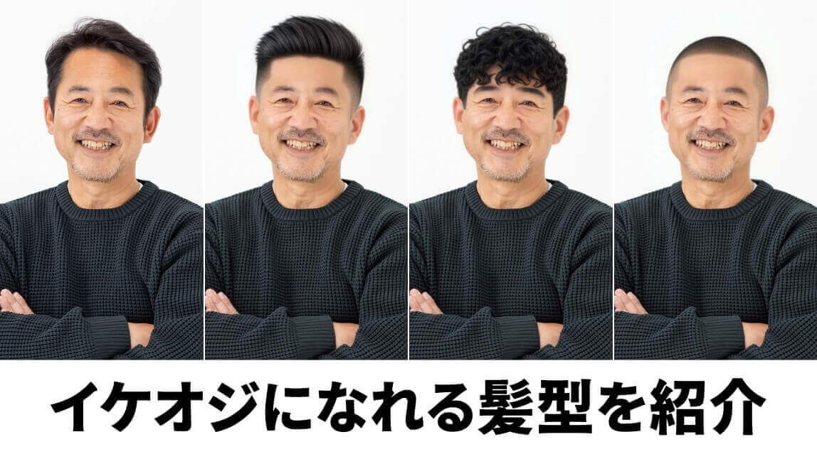 イケオジになれる髪型