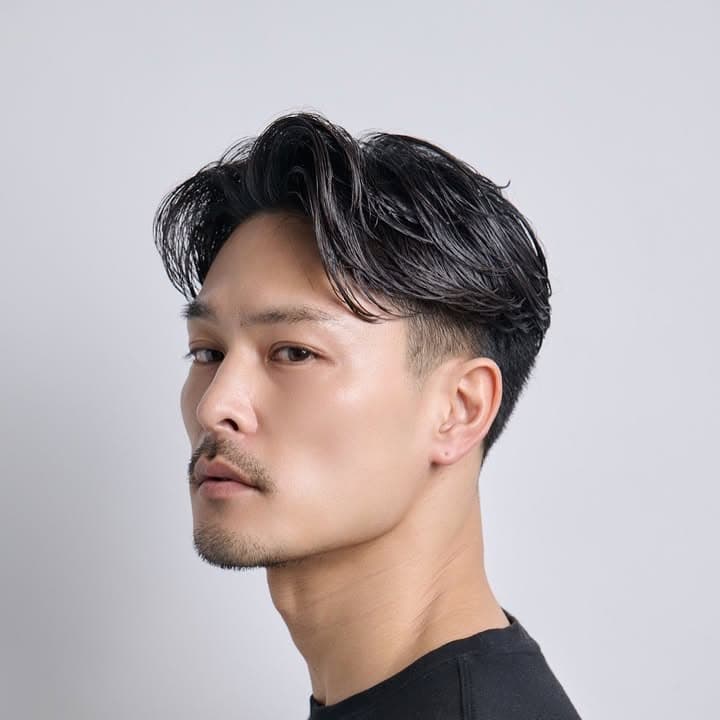 いかつい短髪ツーブロック