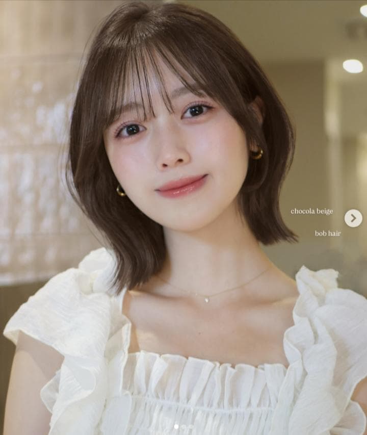 顔がでかい女性におすすめの髪型くびれボブ 顔がでかい女性におすすめの髪型くびれボブ