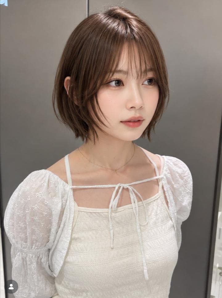 顔がでかい女性におすすめの髪型レイヤーボブ 顔がでかい女性におすすめの髪型レイヤーボブ