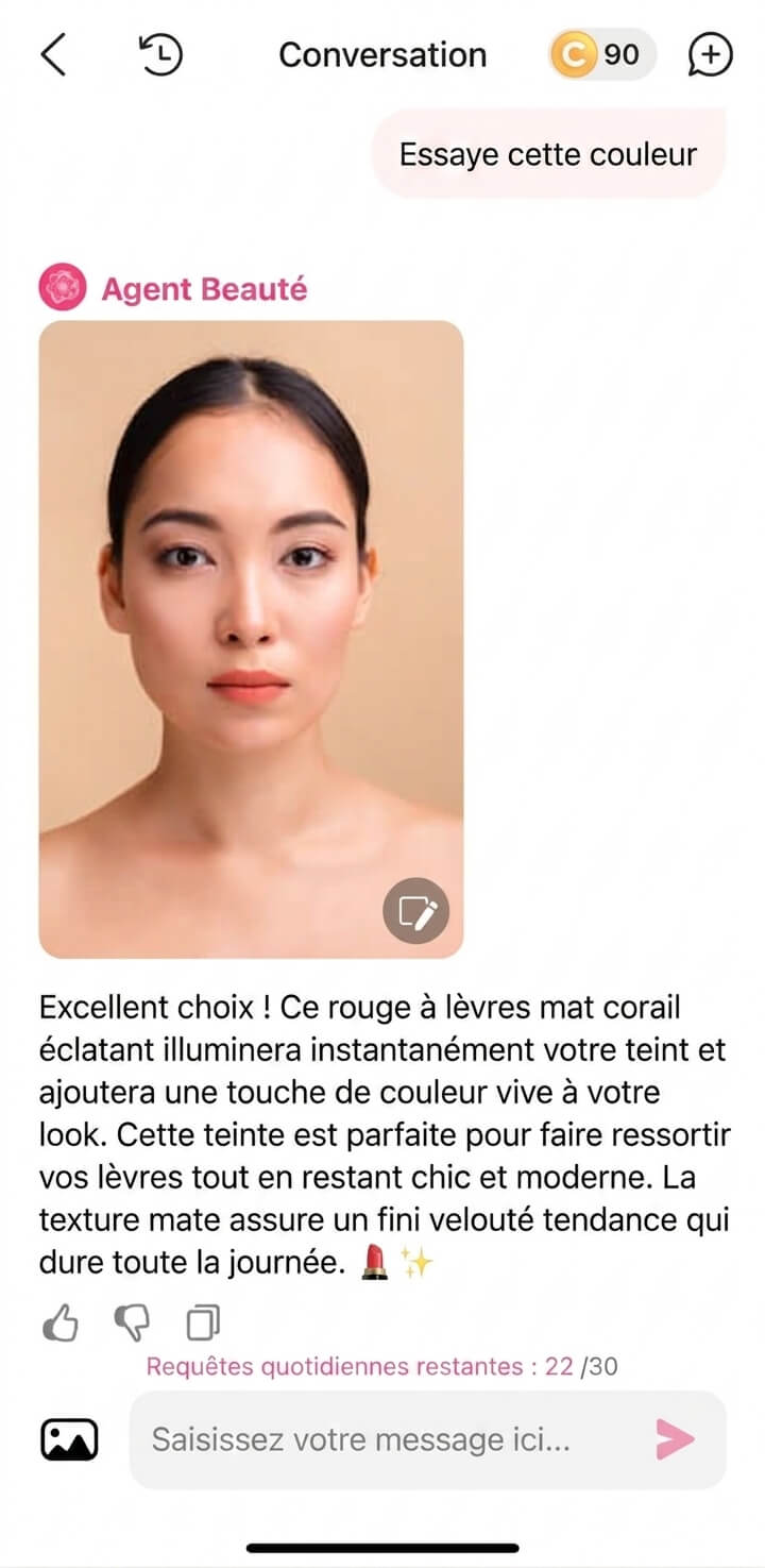Assistant beauté IA