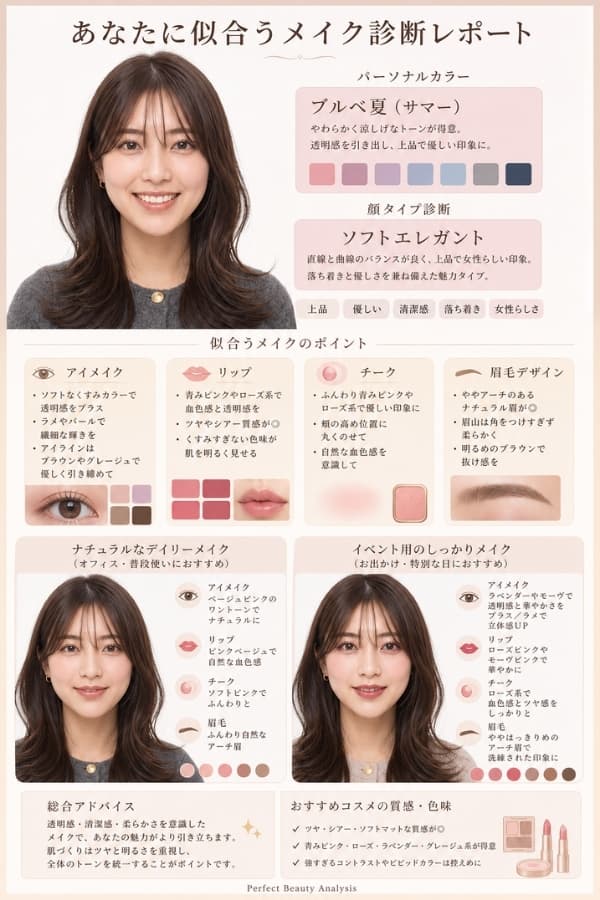 自分に似合うシーン別メイクが分かる 自分に似合うシーン別メイクが分かる