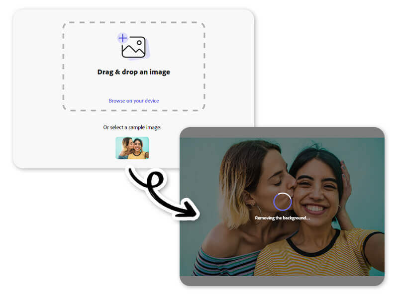 Adobe Background Remover Adobe Background Remover Online Interface