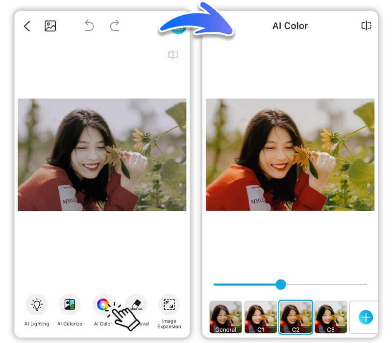 Better color-correction effect than normal photo enhancement Better color-correction effect than normal photo enhancement