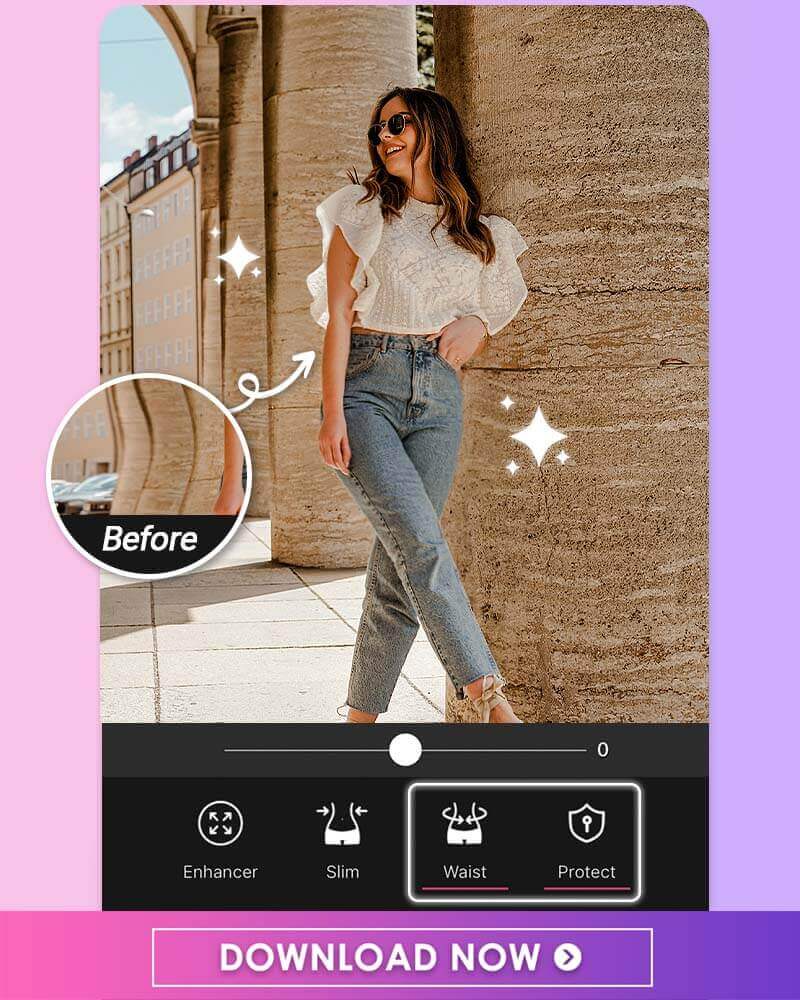 Adjust Waist Shape Use Auto Waist Tool To Adjust Your Waist Shape in Photos Naturally