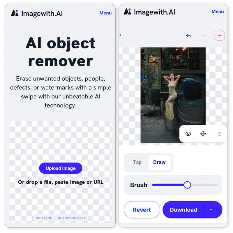 Google Magic Eraser Tool for iPhone: Imagewith.AI Magic Eraser Tool for iPhone: Imagewith.AI