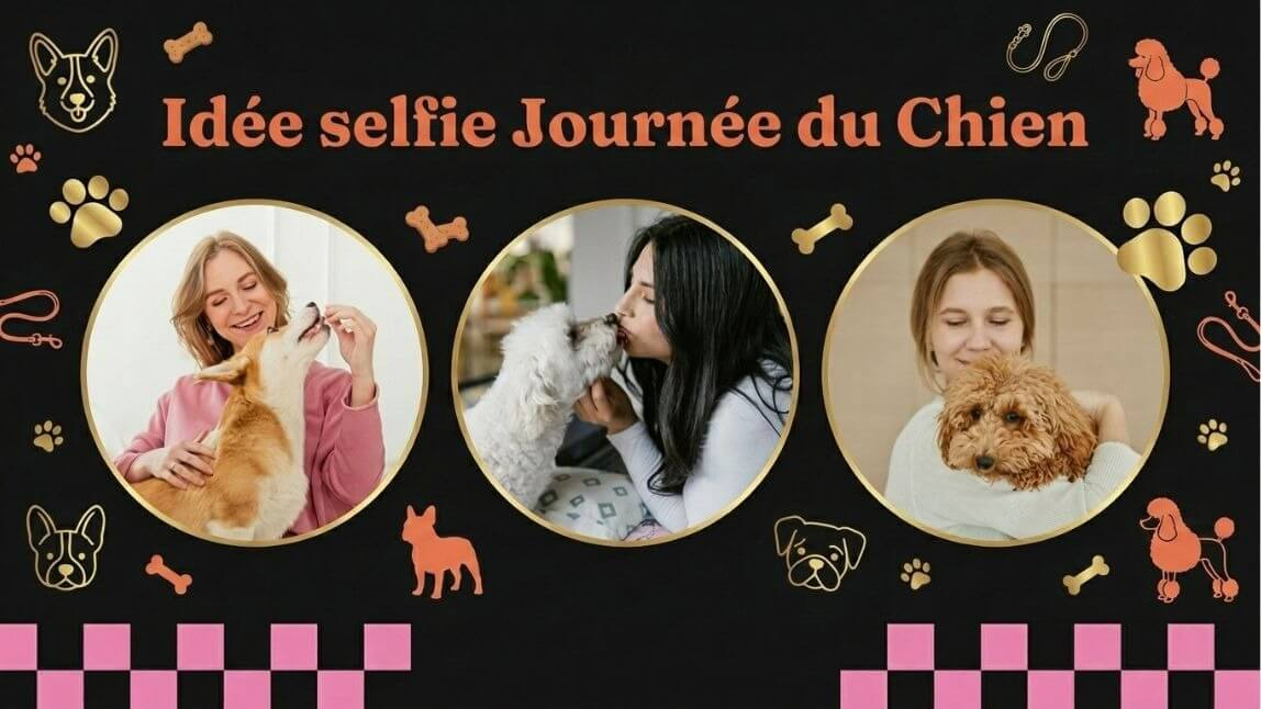 Idées de photos et selfies chien et maître