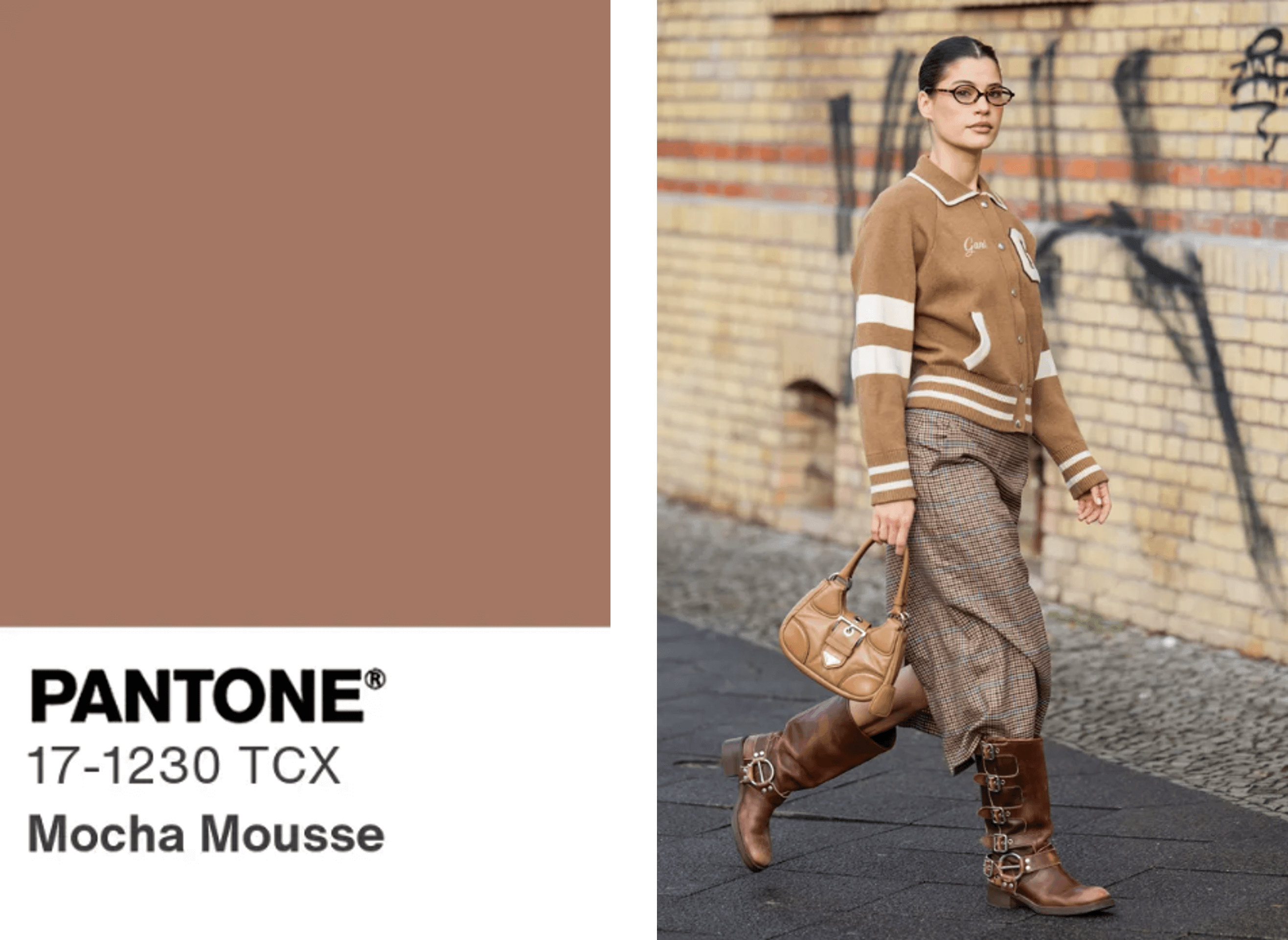 Mocha Mousse color outfits Mocha Mousse color outfits