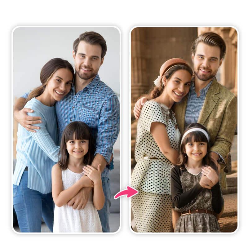 Fall Family Photo Shoot Outfits in YouCam Makeup Fall Family Photo Shoot Outfits in YouCam Makeup