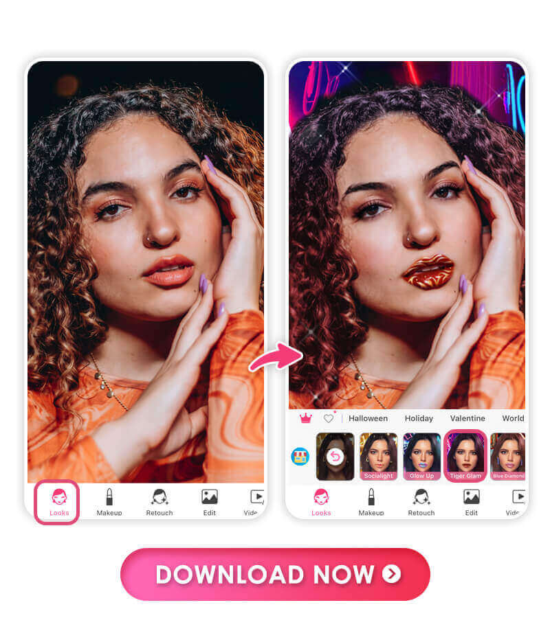 Try Fall Aesthetic Makeup Filter: Tiger Glam Try Fall Aesthetic Makeup Filter: Tiger Glam