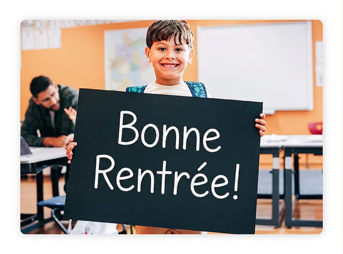 Photo de classe bonne rentrée Photo de classe bonne rentrée