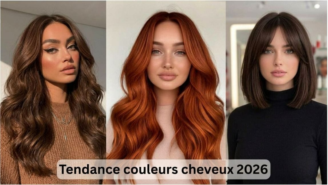 Tendance couleurs cheveux 2026, tendance coloration 2026