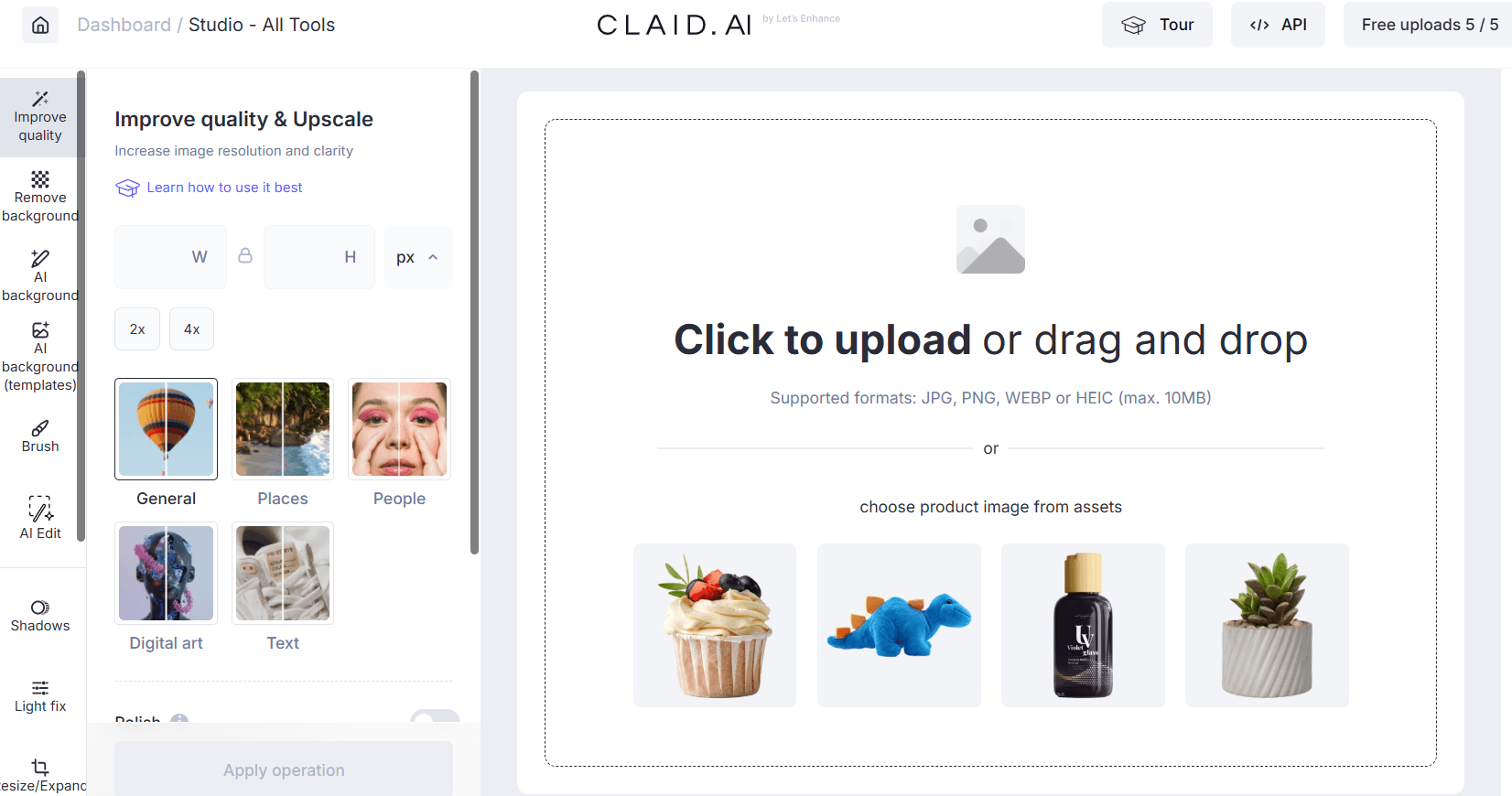ตัวเลือก AI Image Depixelizer อื่น ๆ