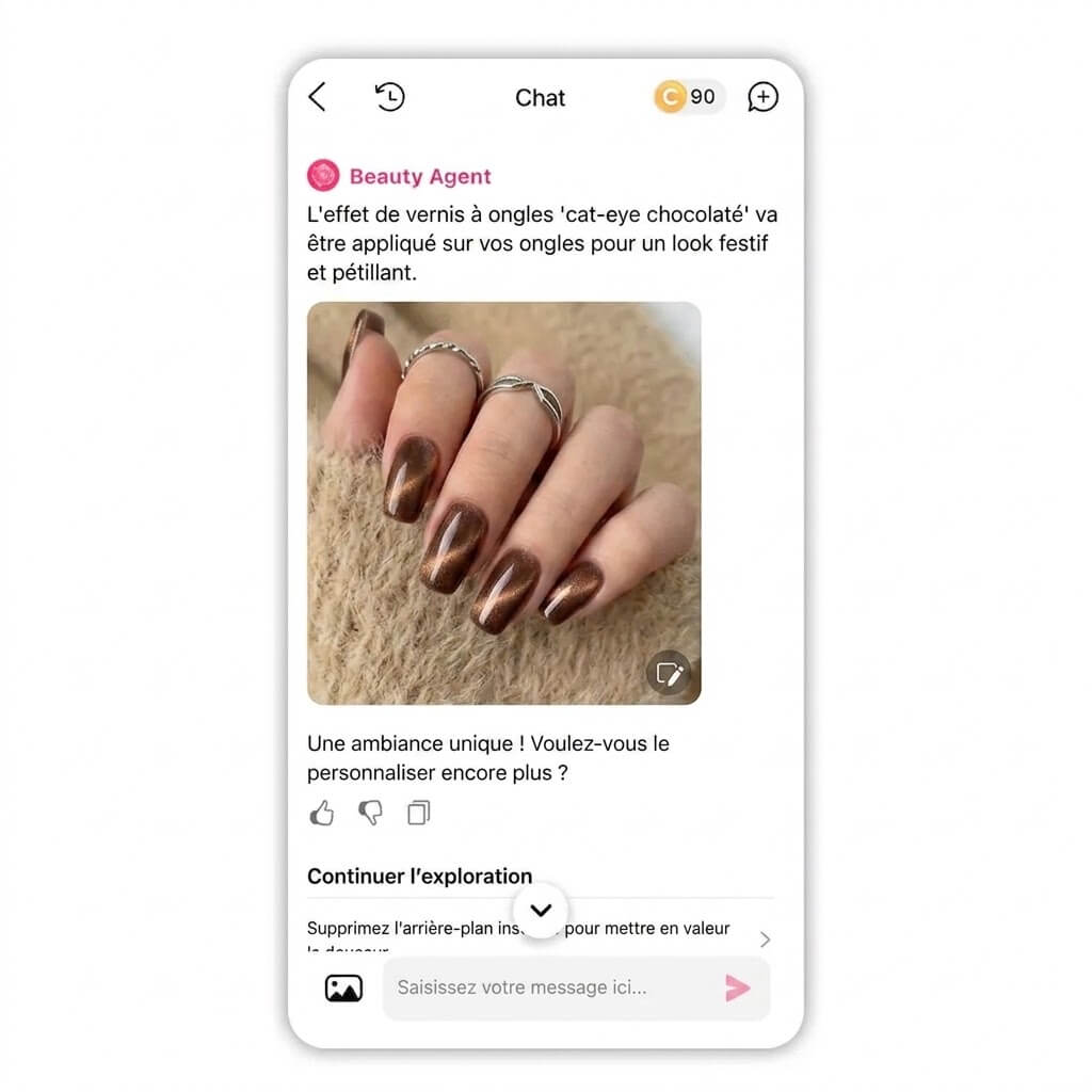 Ongle septembre : manucure de l'Automne cateyes