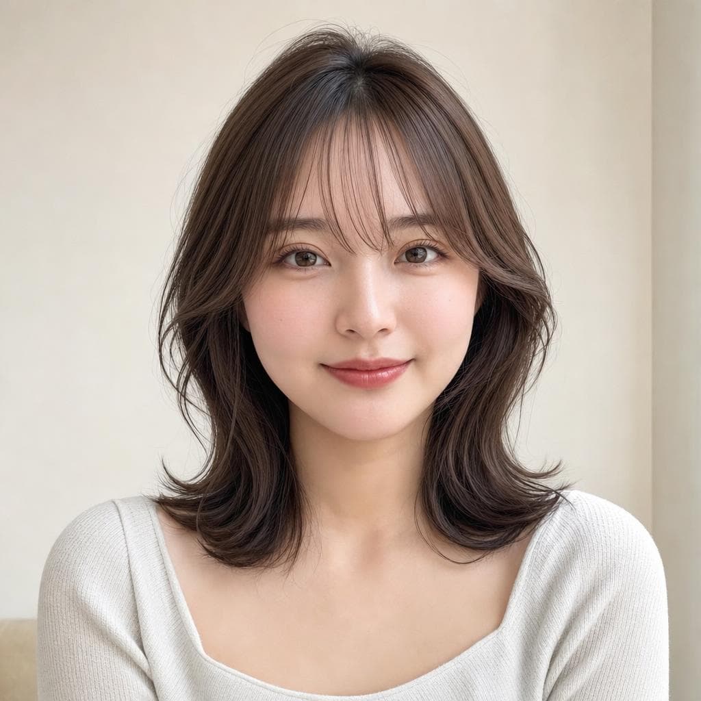 顔の大きさが悩みの丸顔さんに似合う髪型 顔の大きさが悩みの丸顔さんに似合う髪型