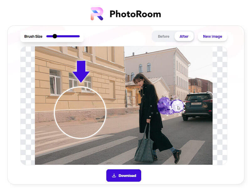PhotoRoom Removal Interface PhotoRoom Removal Interface: object removal online