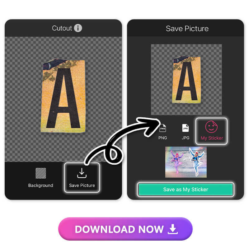 Save to My Sticker Save to the My Sticker to create your own