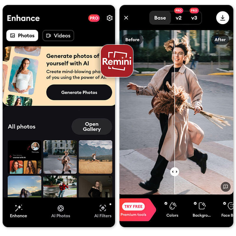 Photo Enhancer App: Remini