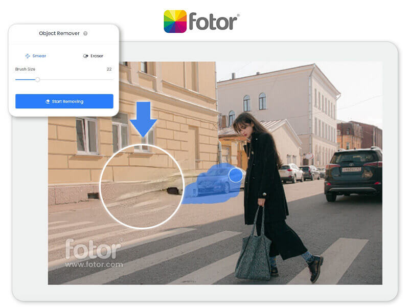 Fotor Removal Interface Fotor Removal Interface: object removal online