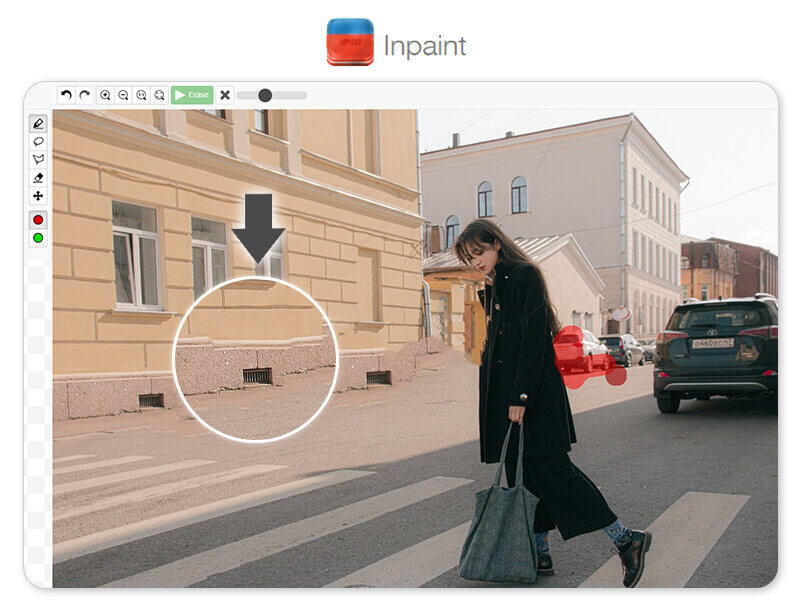 Inpaint Removal Interface Inpaint Removal Interface: object removal online