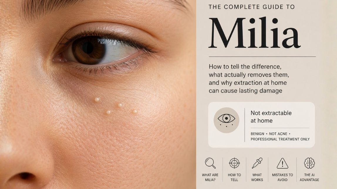 Milia vs Whiteheads: Why Acne Products Will Never Work