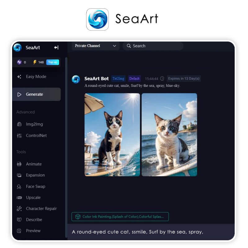 Best Text to Image AI Generator: SeaArt