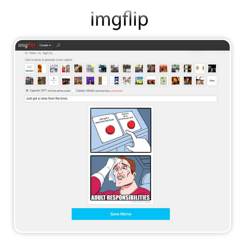 Best AI Meme Generator: Imgflip Best AI Meme Generator: Imgflip