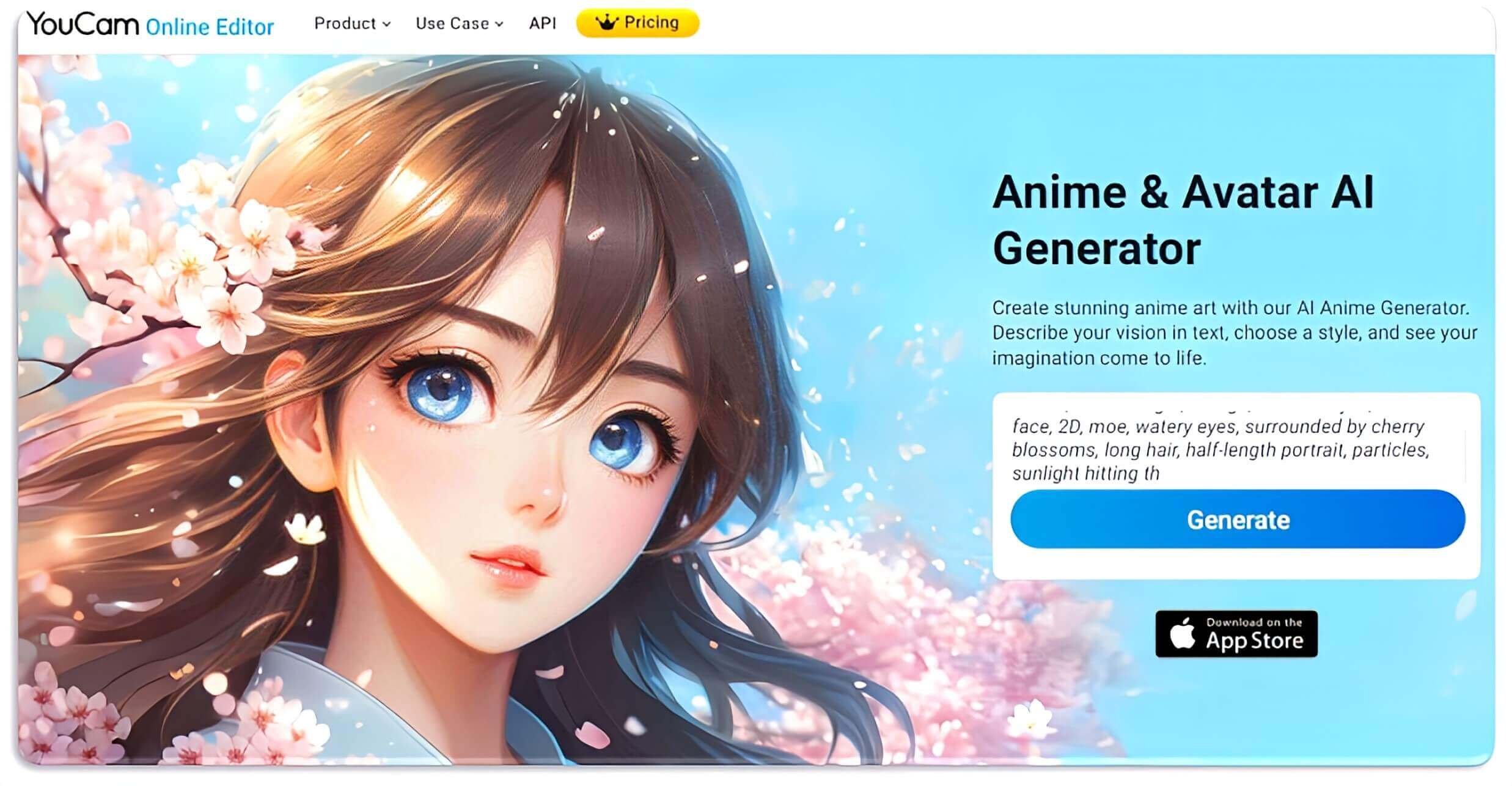 YouCam Free Online AI Anime Generator