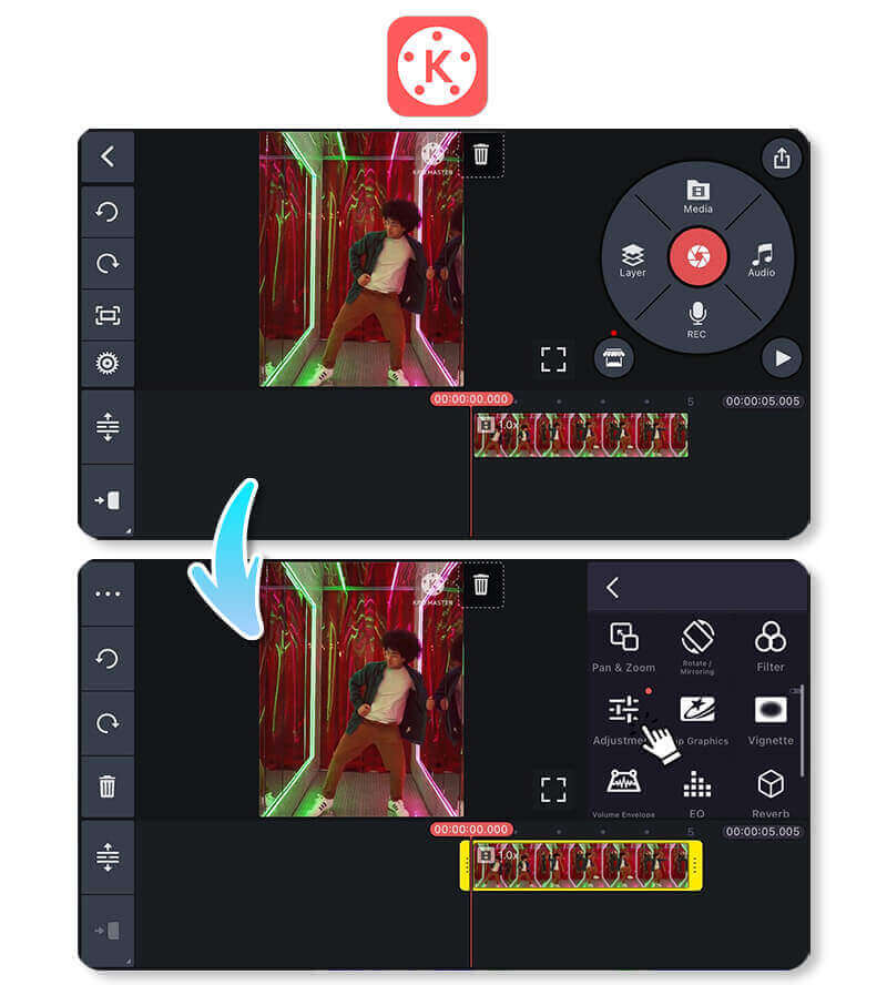 Video Color Grading App 7. KineMaster: video color grading Video Color Grading App 7. KineMaster: video color grading
