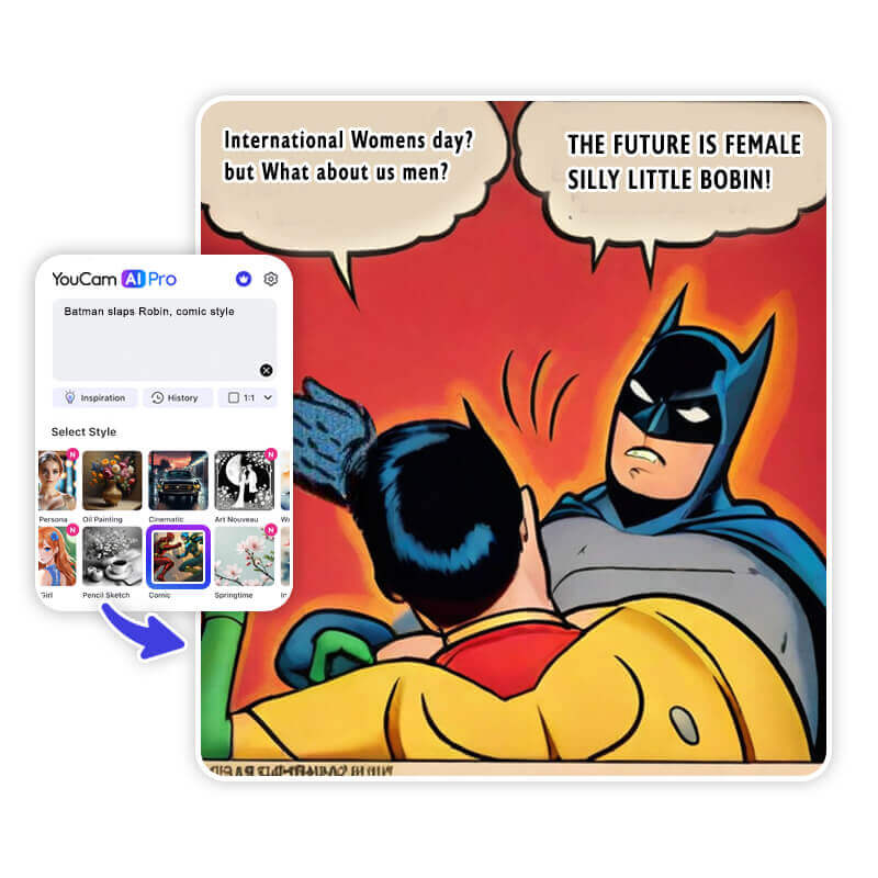 How to Make Memes with the Best AI Meme Generator: YouCam AI Pro How to Make Memes with the Best AI Meme Generator: YouCam AI Pro