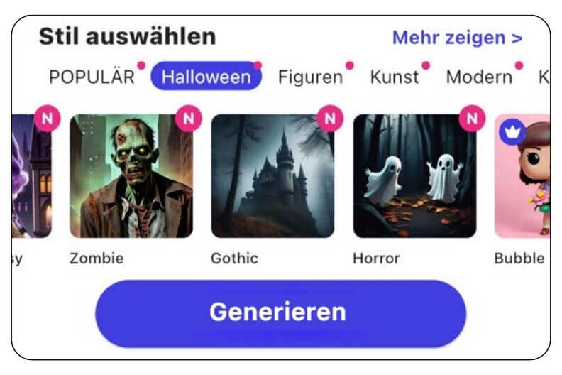 Stil auswählen