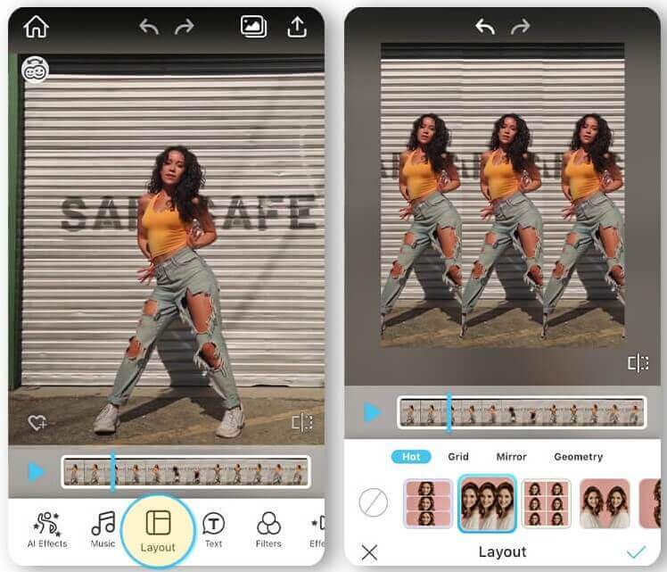app para hacer collage con fotos y videos gratis