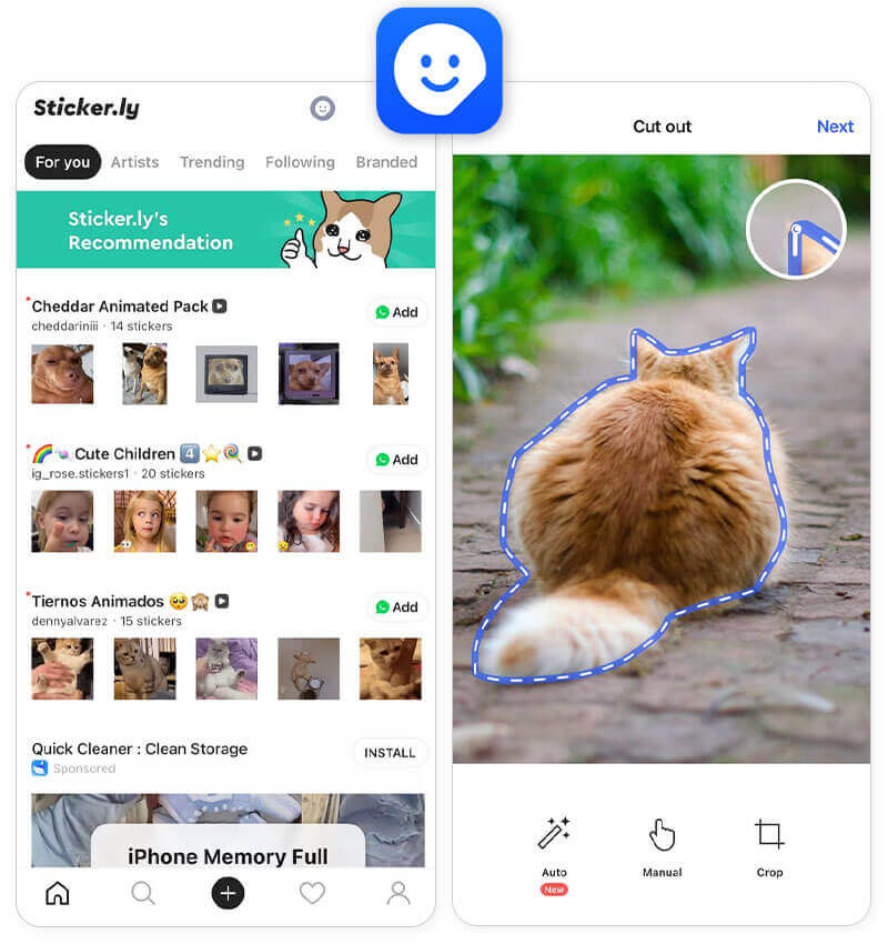 creador de stickers