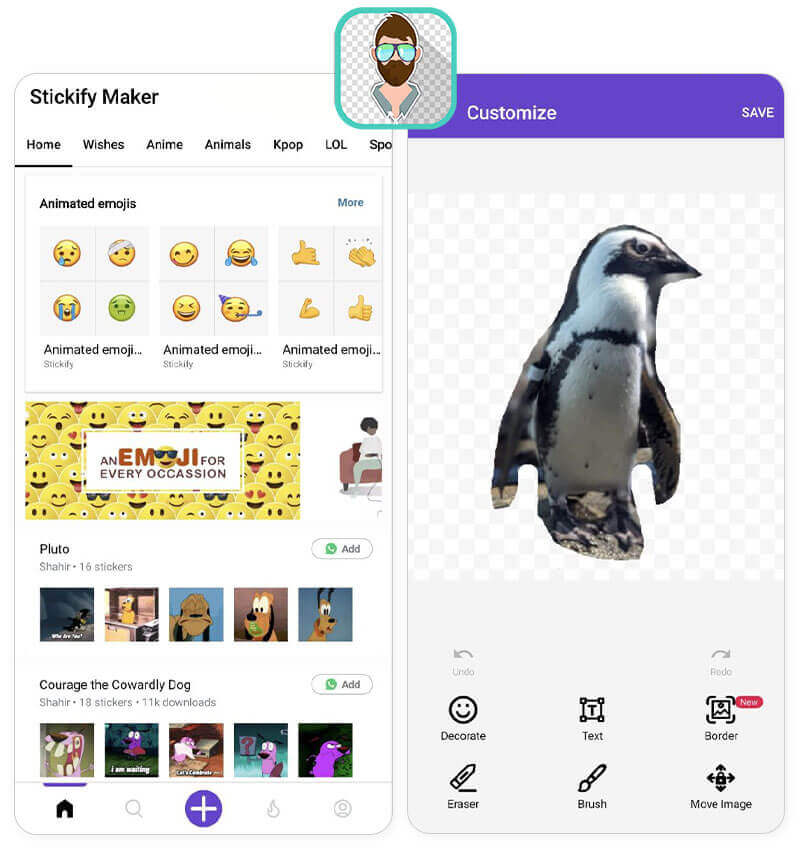 creador de stickers