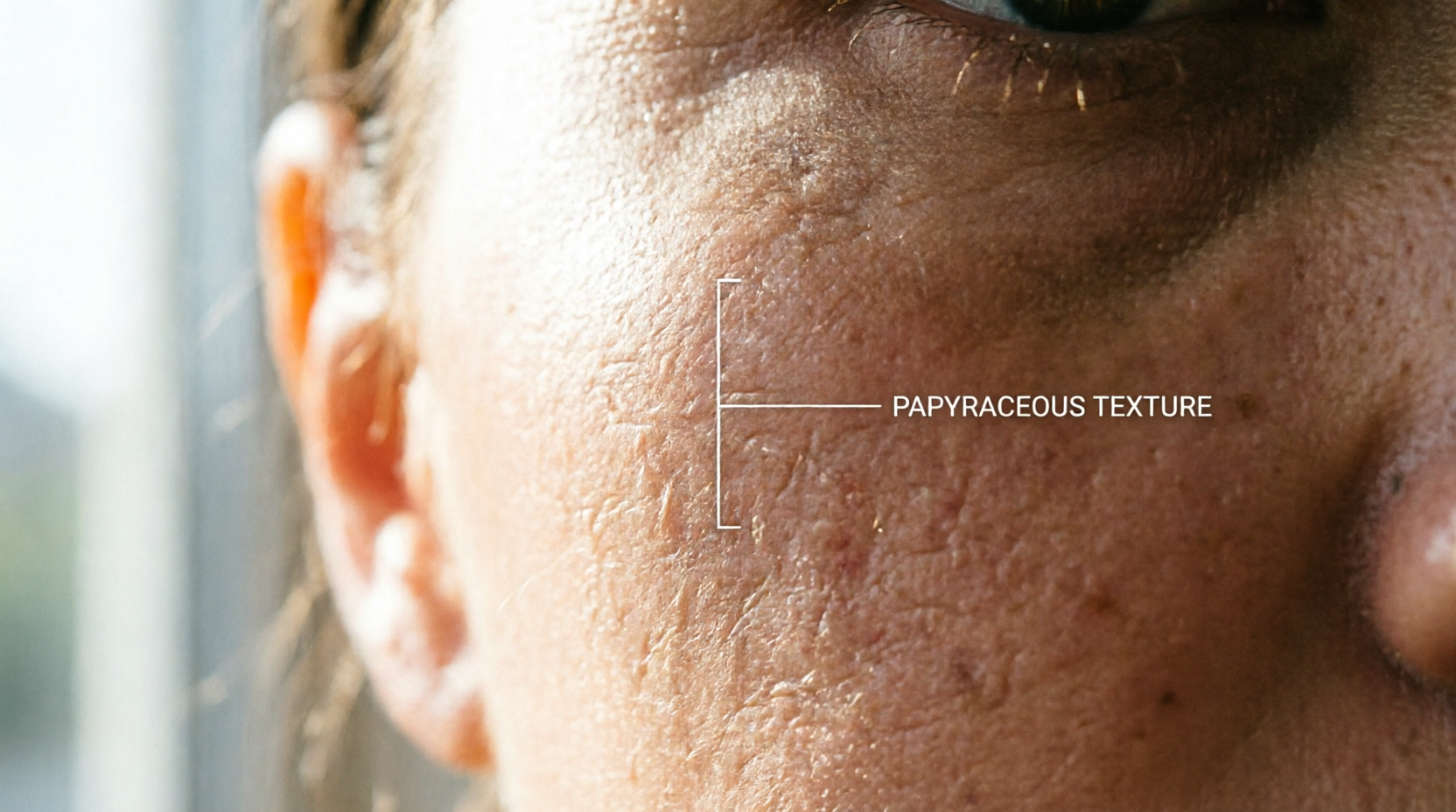skin aged signs