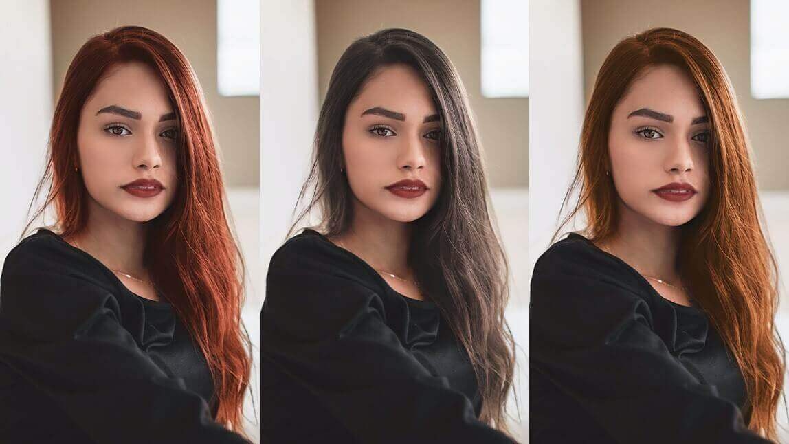 Realistic hair color rendering that keeps natural shine and strand texture
