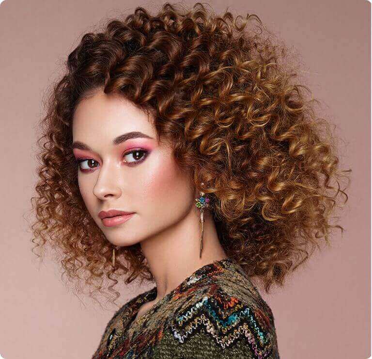 Hair color preview holding up on coiled and tightly curled hair texture