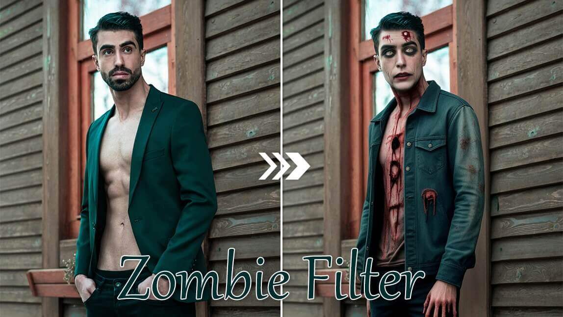 Filtre Zombie IA : transformez vos photos en photos de Zombie