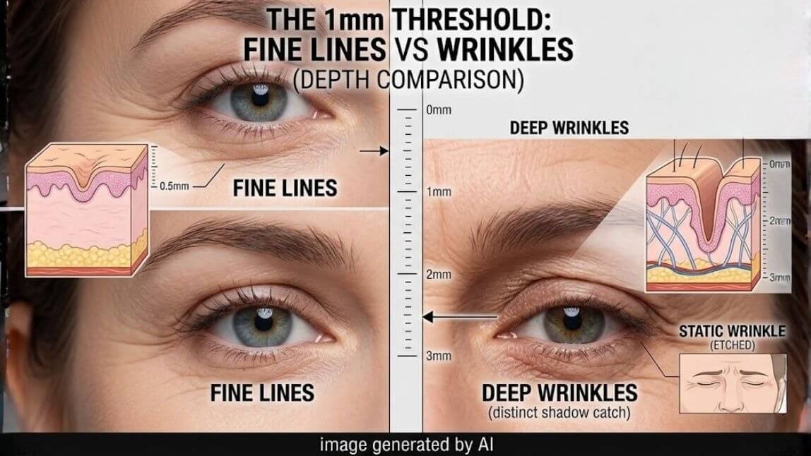Fine Lines vs Wrinkles: How to Tell Which One You Are Looking At