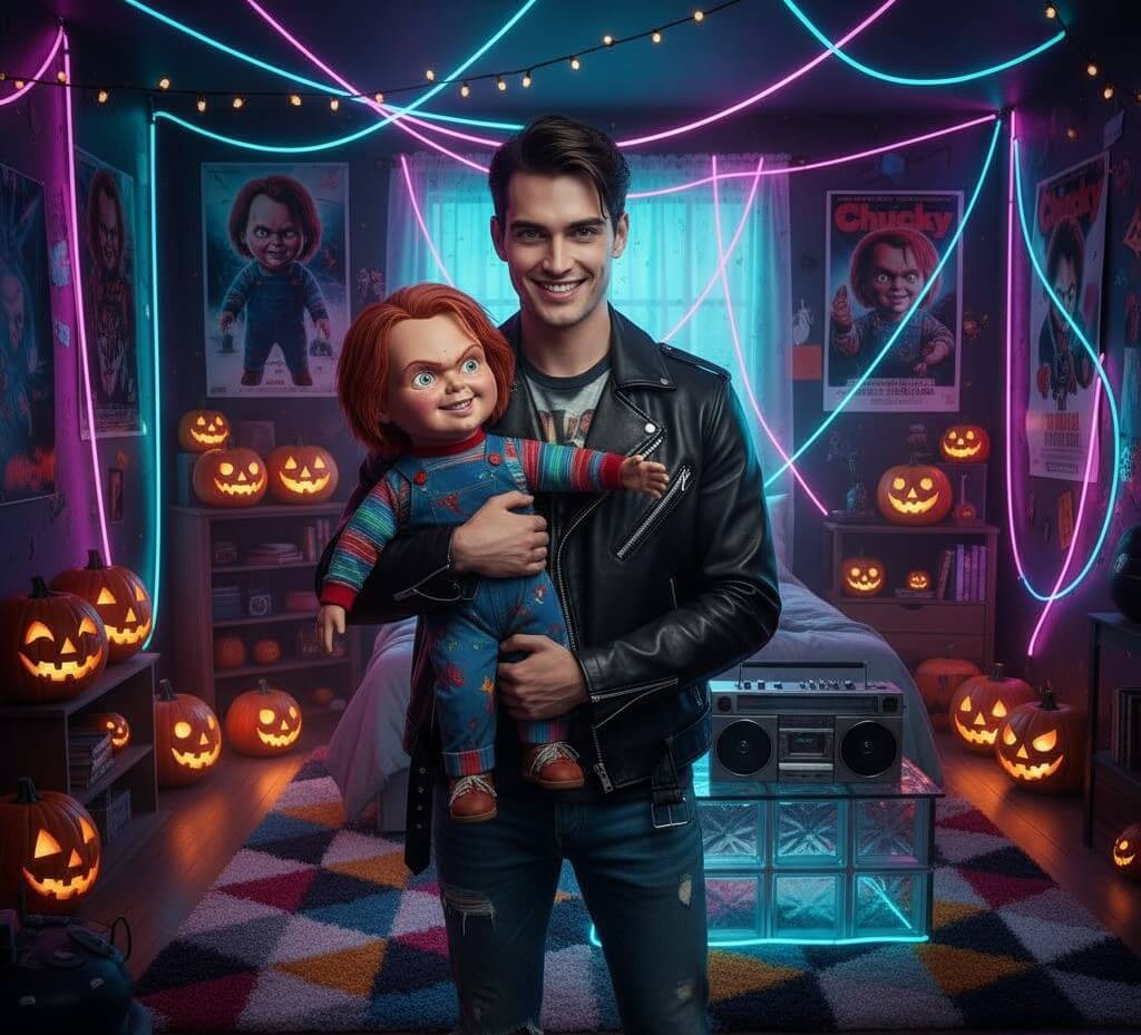 Prompt Gemini Halloween Chucky