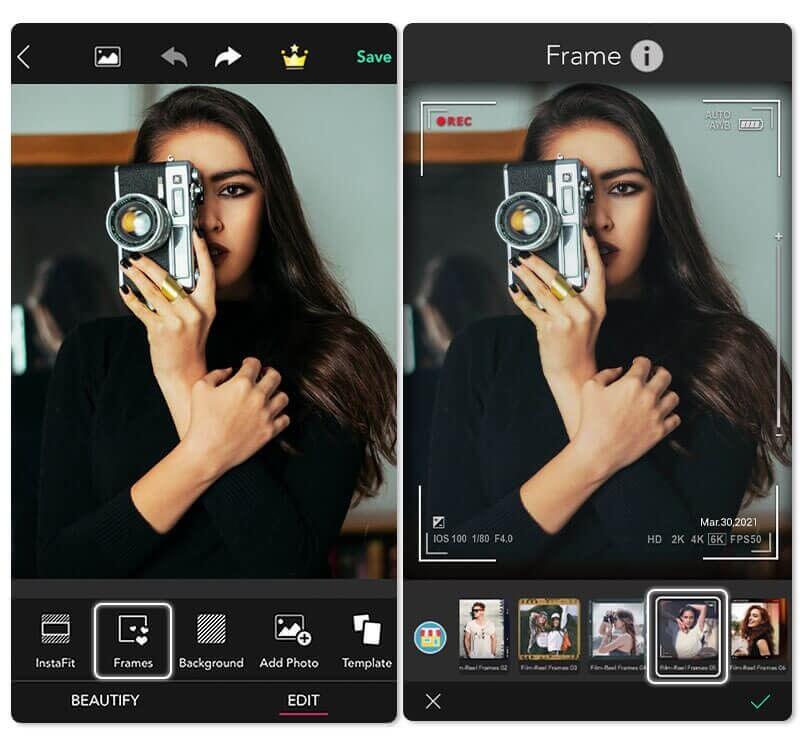 Effetto Vintage Foto YouCam Perfect: Miglior App Foto Vintage