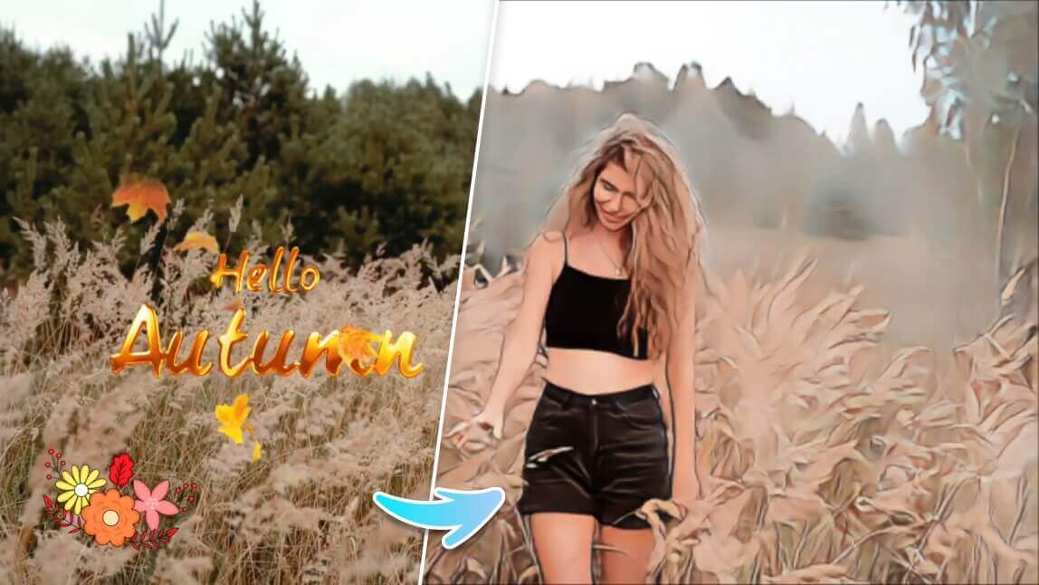Filtres d’automne : appli de montage pour créer des vidéos d’automne