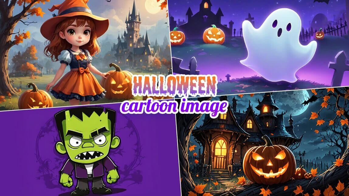 Images et photos de dessins animés d’Halloween en 2026 [téléchargement GRATUIT]