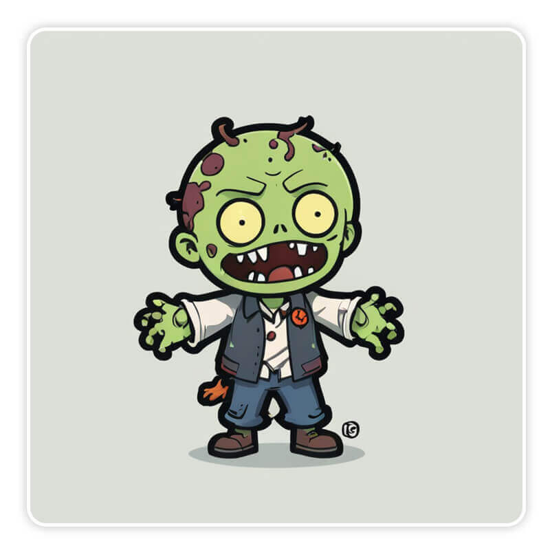 Halloween image dessin animé : Frankenstein