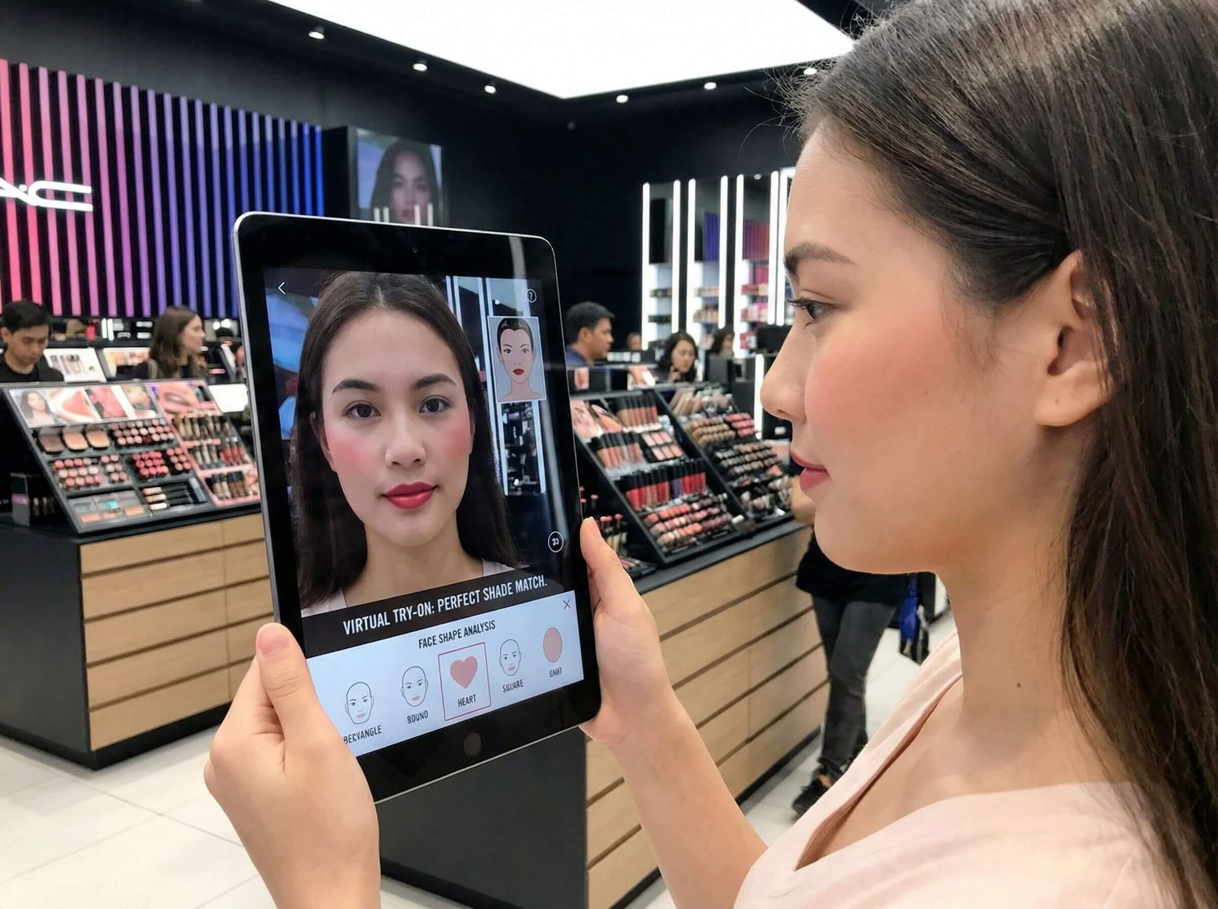 Virtual Try On Experience in Beauty Shop Virtual Try On Experience in Beauty Shop