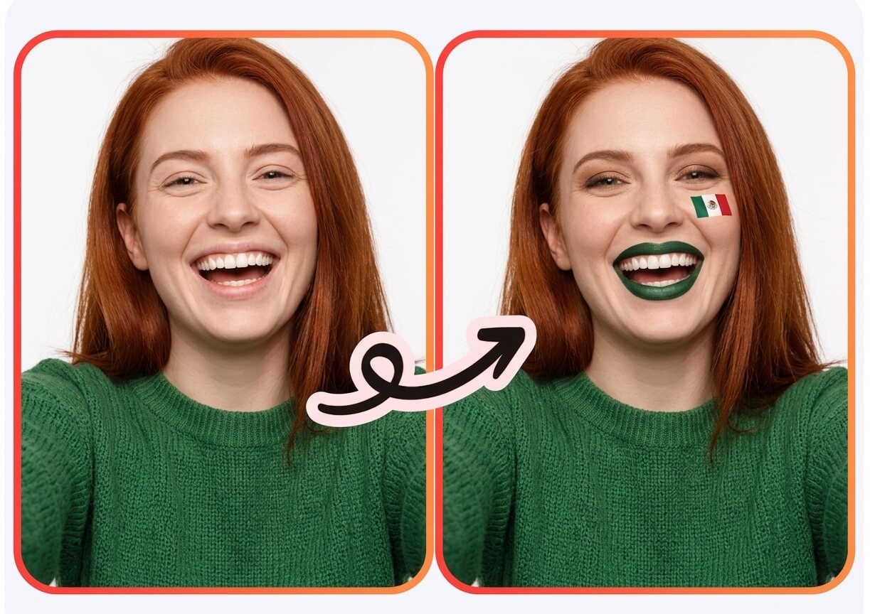 maquillaje dia de la independencia