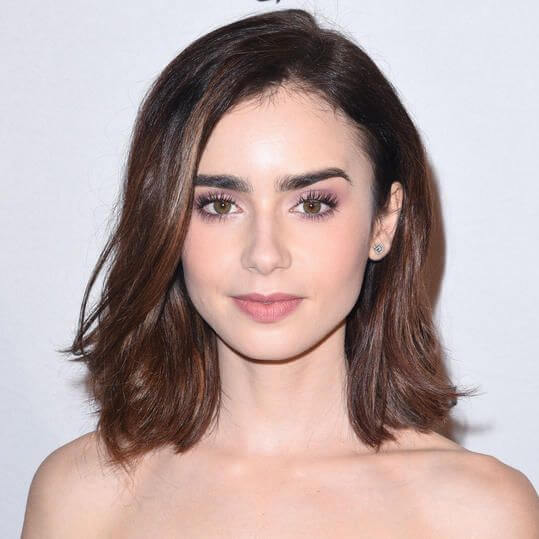 Heart face shape styling: chin-length bobs, bottom-heavy glasses, and temple contouring