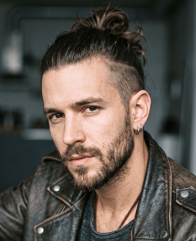 Man-Bun Warrior Cut Man-Bun Warrior Cut
